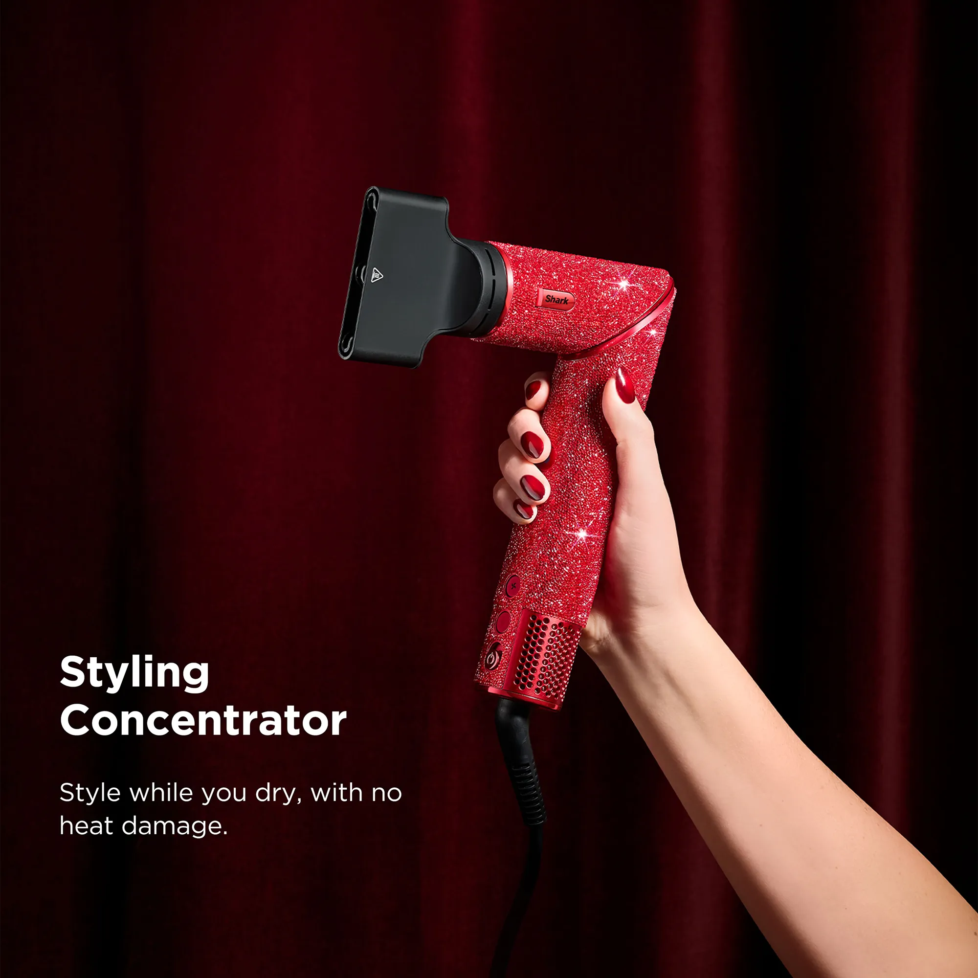 Shark FlexStyle Air Styling & Drying System Red Ruby Diamond Limited Edition - Image 7