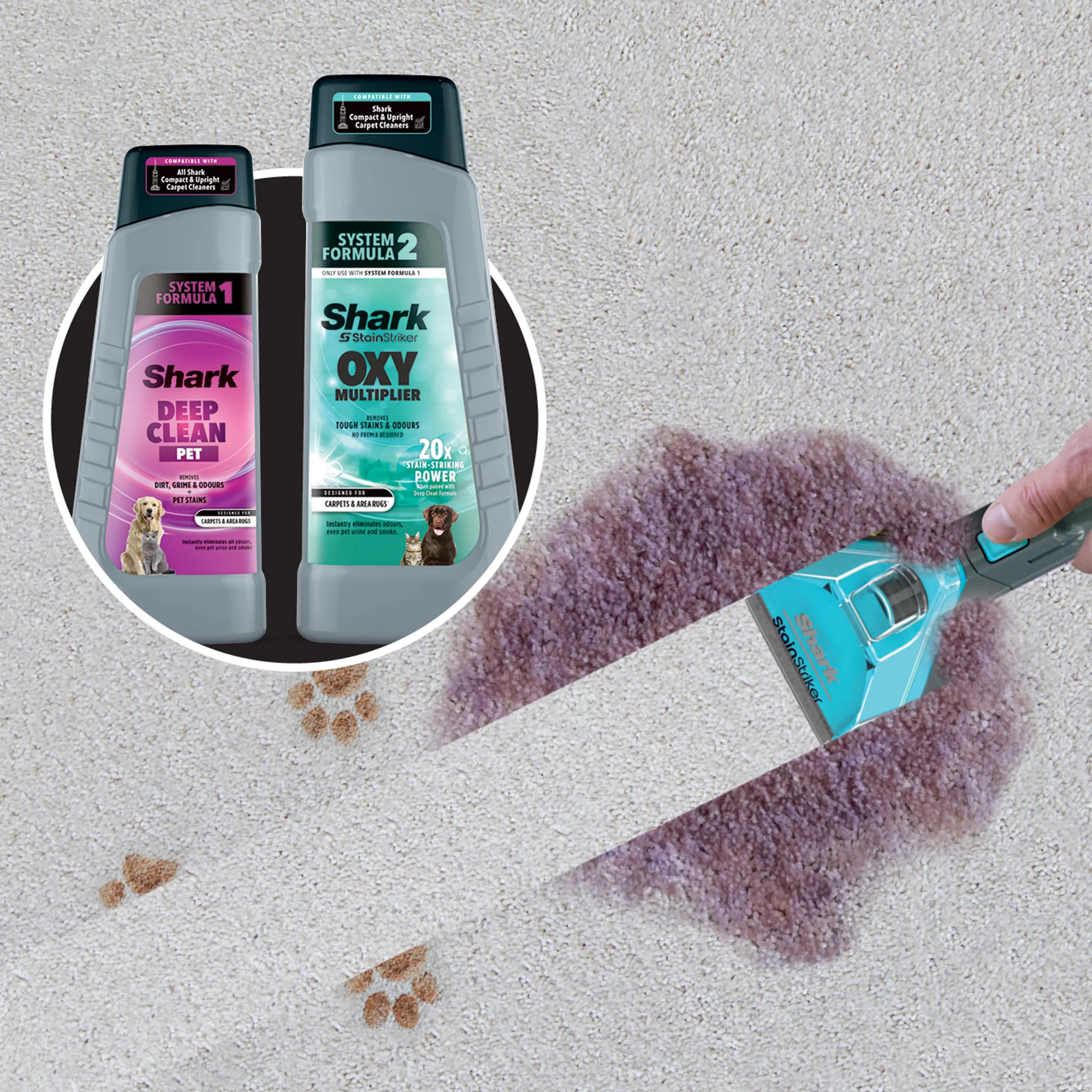 Shark StainStriker HairPro Pet Portable Spot & Stain Cleaner - Image 5